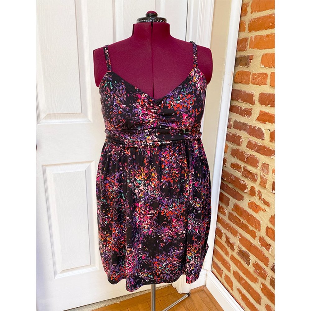 Pure Energy Abstract Empire Waist Sun Dress